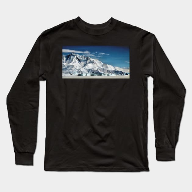 Transantarctic Range Long Sleeve T-Shirt by Carole-Anne